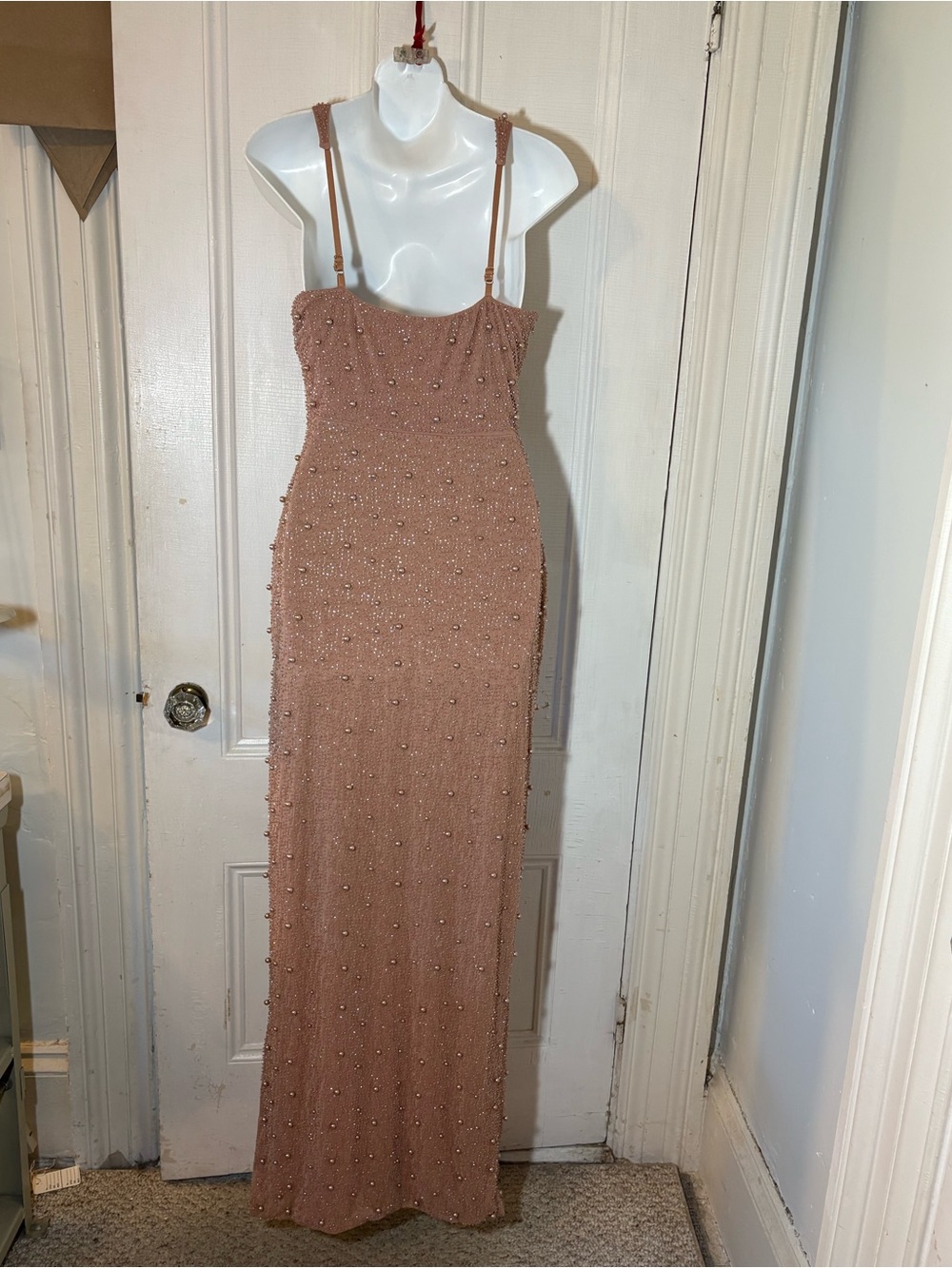 Marylin Monroe vintage style beaded gown size 6 Evening wedding costume stage - Picture 5 of 9
